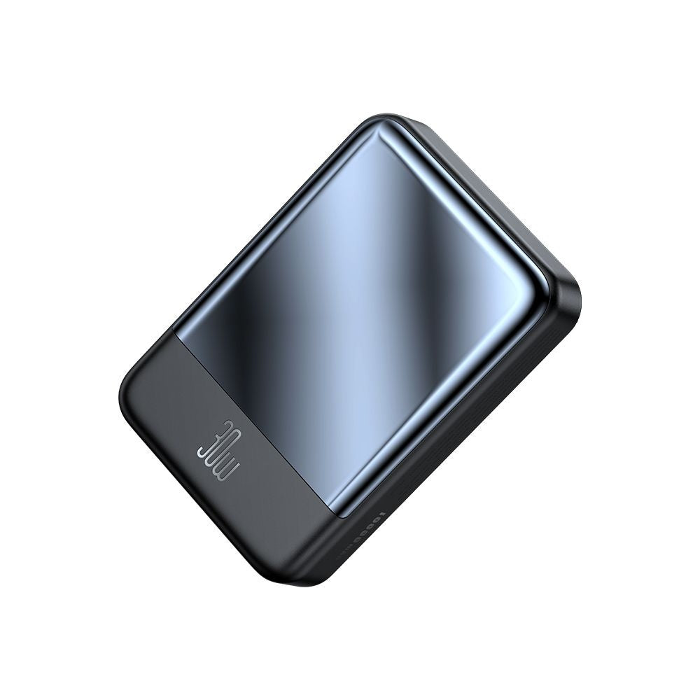 Externá bezdrôtová batéria McDodo MC-5931 Ambilight, 10000mAh, 30W, PD + FQI, 1 x QI - 1 x USB-C, Čierna