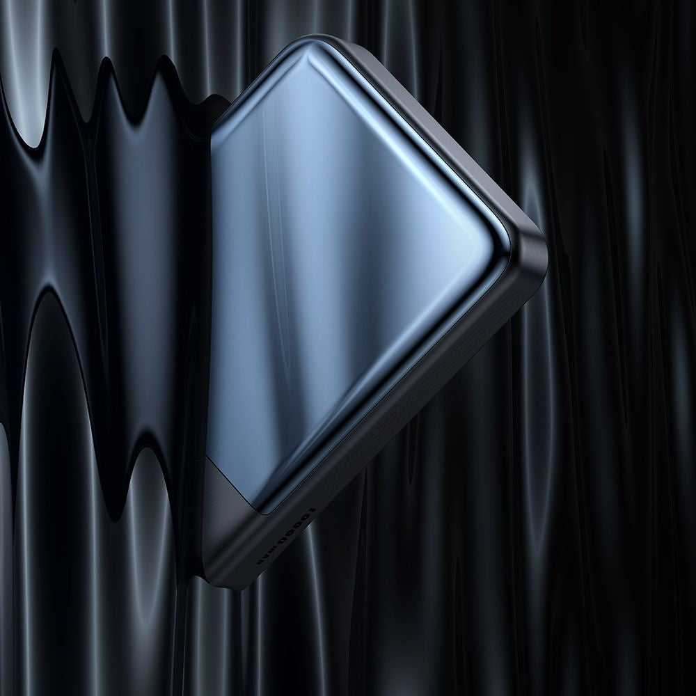 Externá bezdrôtová batéria McDodo MC-5931 Ambilight, 10000mAh, 30W, PD + FQI, 1 x QI - 1 x USB-C, Čierna