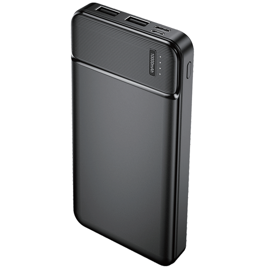 Externá batéria MaXlife MXPB-01, 10000mAh, 12W, 2 x USB-A, čierna