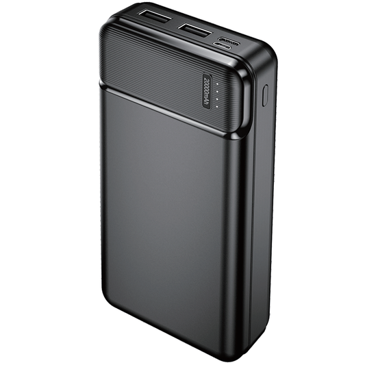 Externá batéria MaXlife MXPB-01, 20000 mAh, 12 W, 2 x USB-A, čierna
