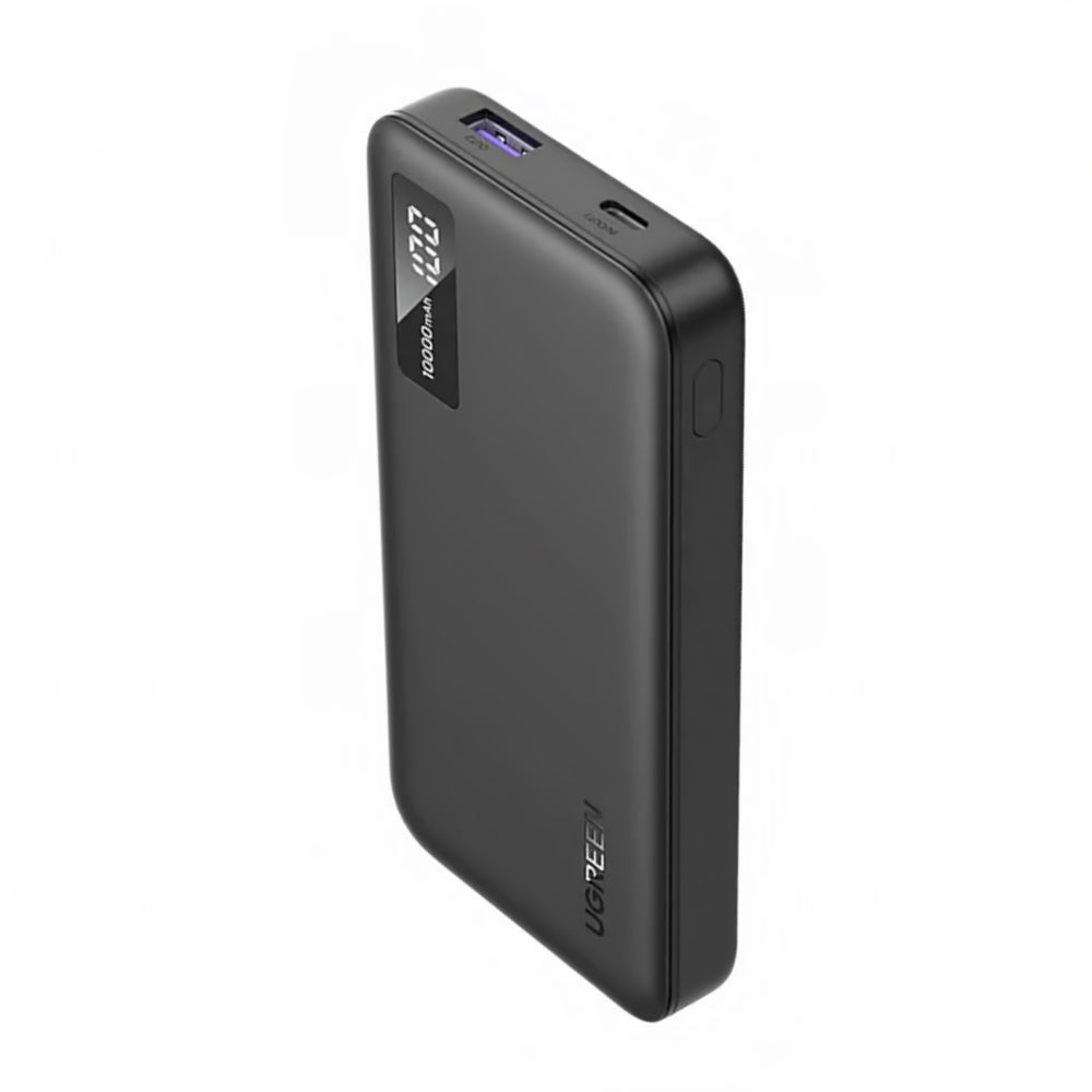 Externá batéria UGREEN PB311, 10000mAh, 22.5W, QC + PD, 1 x USB-C - 2 x USB-A, Čierna