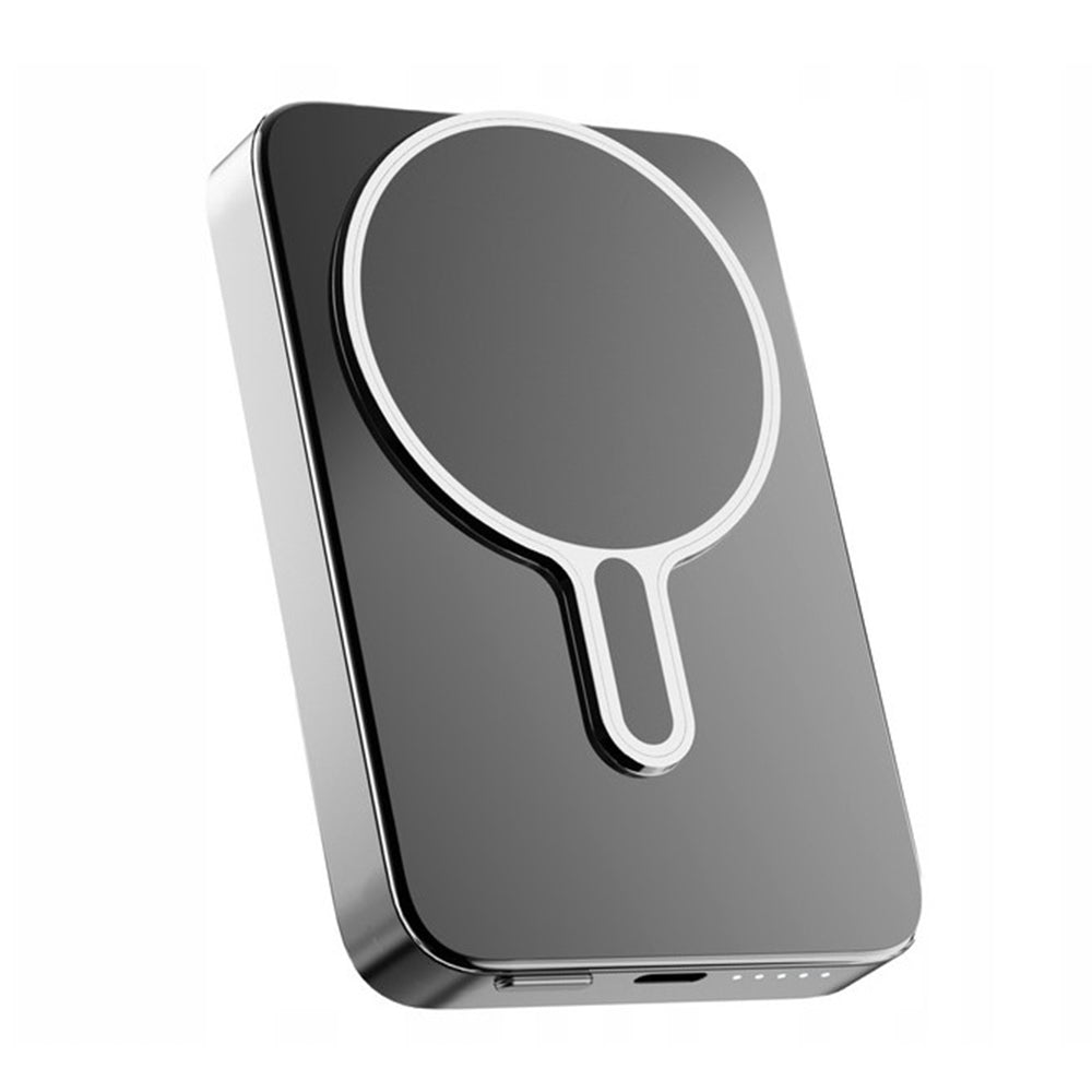 Externá bezdrôtová batéria 3MK MagSnap Go, 10000mAh, 20W, PD + FQI, 1 x QI - 1 x USB-C, Sivá