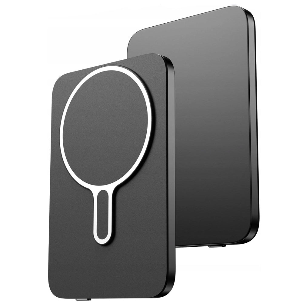 Externá bezdrôtová batéria 3MK MagSnap Go, 5000mAh, 20W, PD + FQI, 1 x QI - 1 x USB-C, Sivá