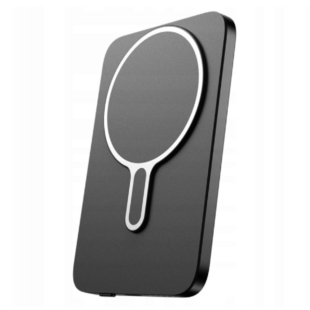 Externá bezdrôtová batéria 3MK MagSnap Go, 5000mAh, 20W, PD + FQI, 1 x QI - 1 x USB-C, Sivá