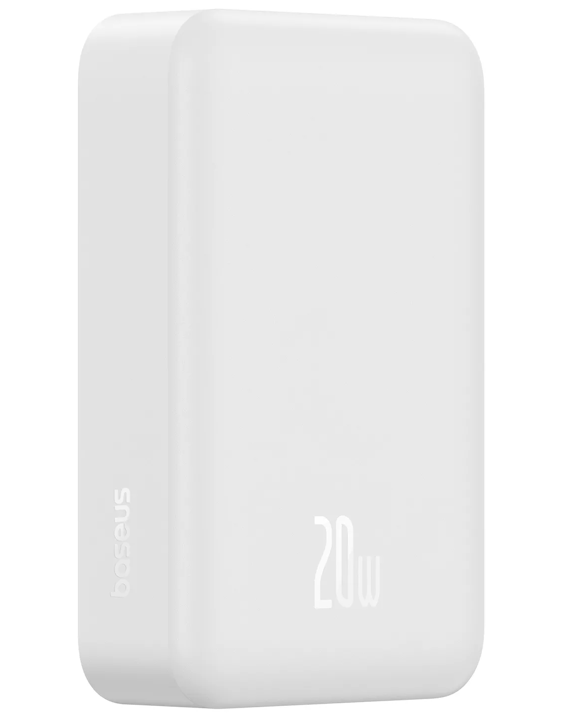 Bezdrôtová externá batéria Baseus EnerFill FM41 Mini, 20000mAh, 20W, PD + FQI, 1 x QI - 1 x USB-C, biela E0027U01