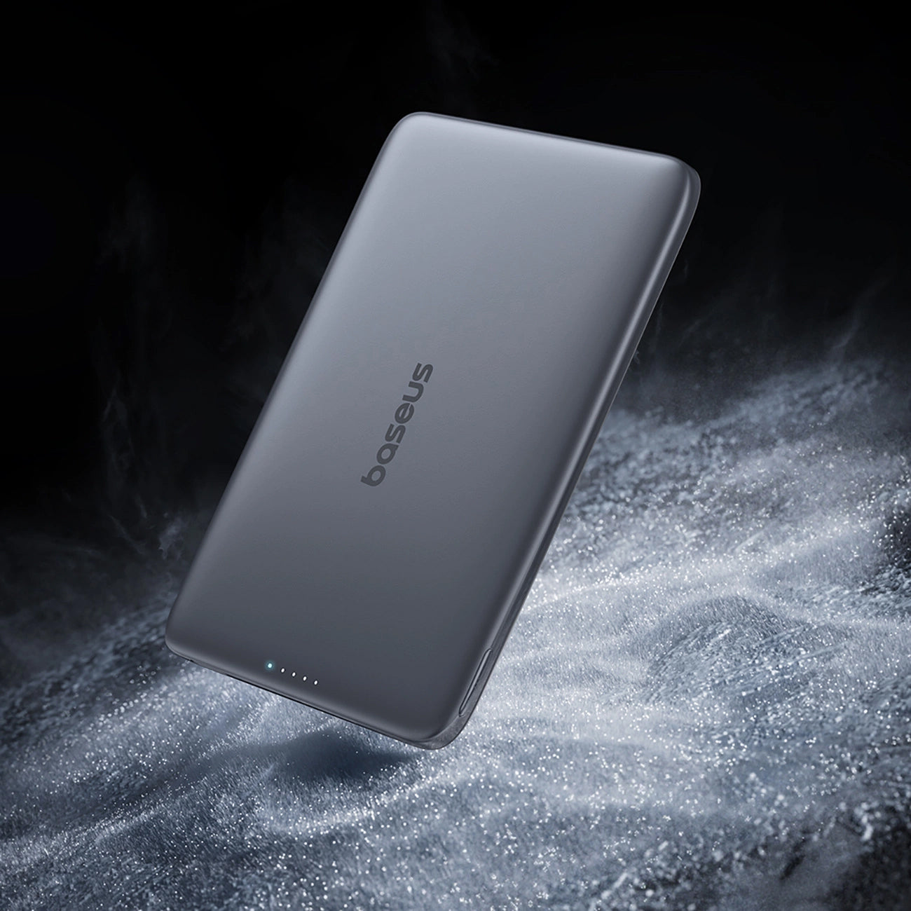 Externá bezdrôtová batéria Baseus PicoGo AM41, 5000mAh, 20W, PD + FQI, 1 x QI - 1 x USB-C, Sivá P1007680C813-00