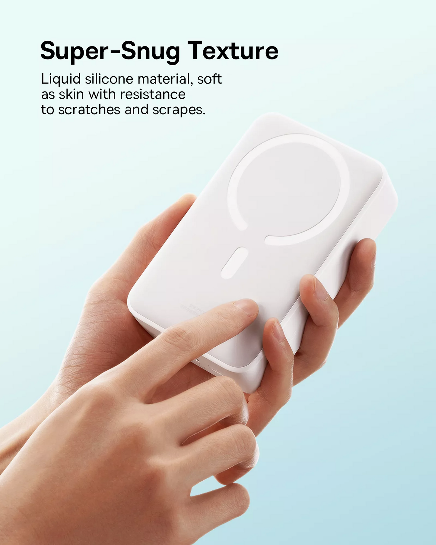 Bezdrôtová externá batéria Baseus EnerFill FM41 Mini, 20000mAh, 20W, PD + FQI, 1 x QI - 1 x USB-C, biela E0027U01