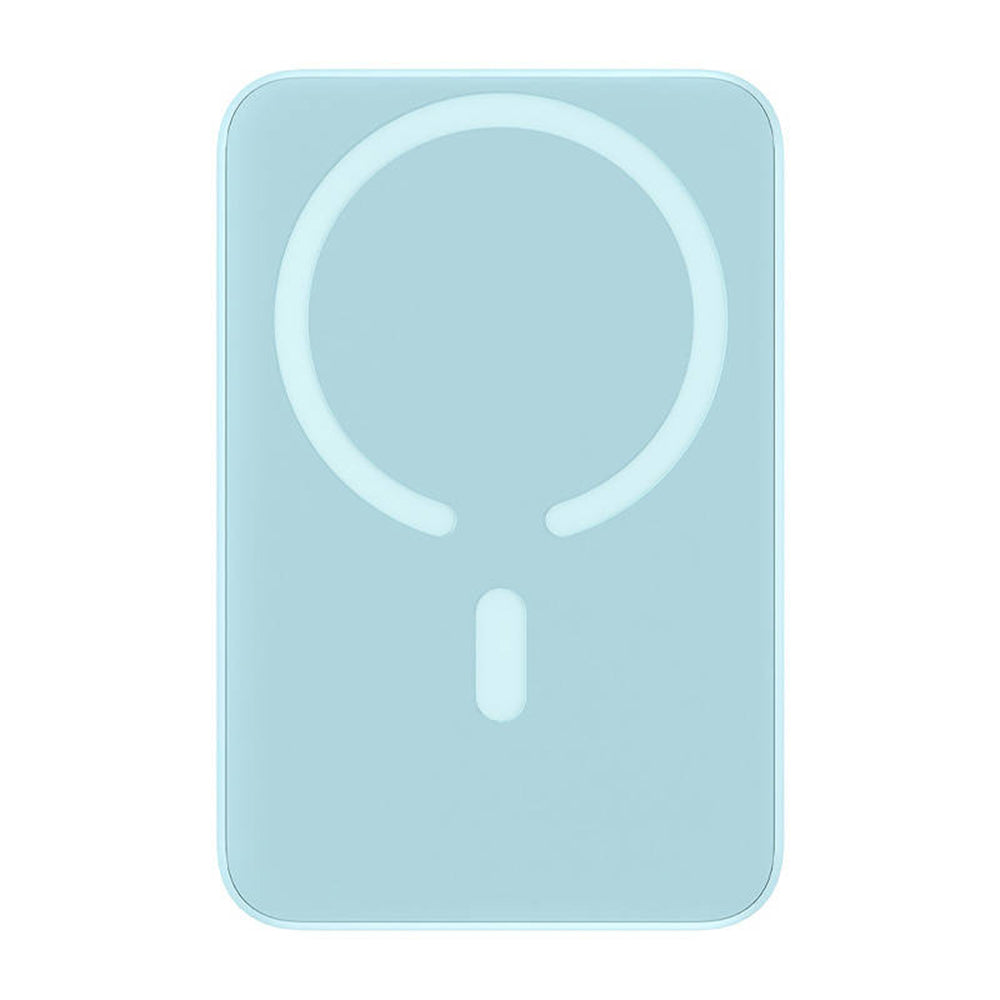 Externá bezdrôtová batéria Baseus Magnetic Mini, 10000mAh, 20W, PD + FQI, 1 x QI - 1 x USB-C, Modrá PPCX110103