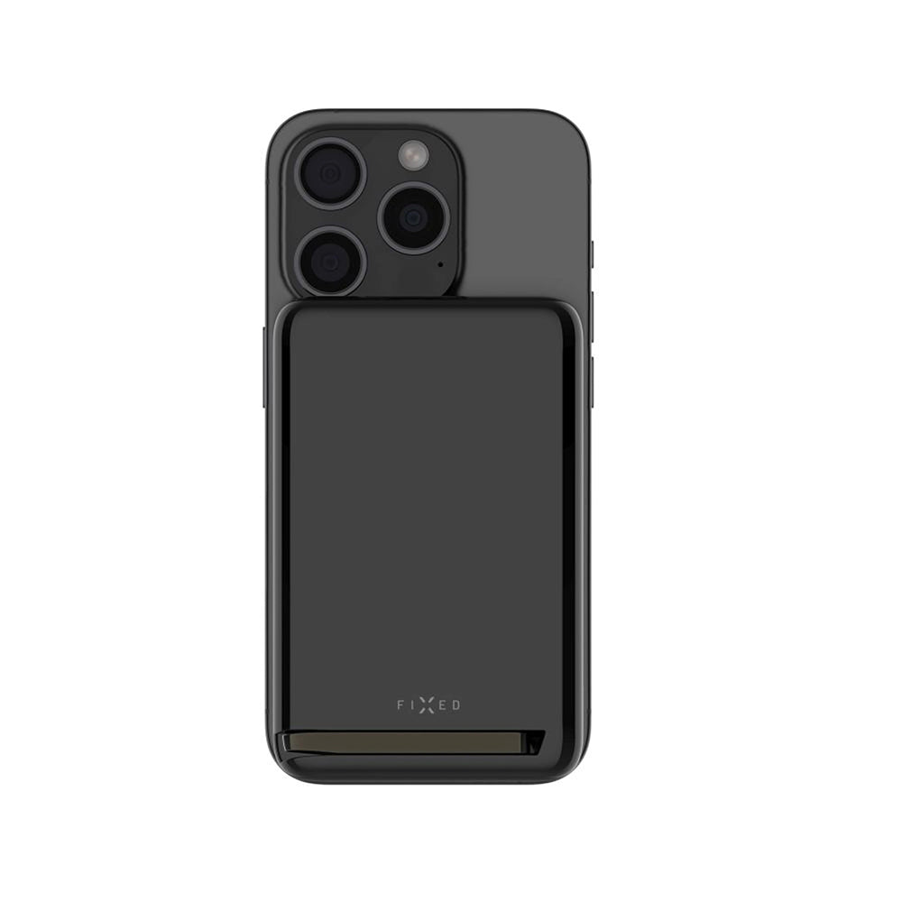 Externá bezdrôtová batéria Fixed MagZen 10 Pro, 10000mAh, 30W, PD + FQI, 1 x QI - 1 x USB-C, Čierna