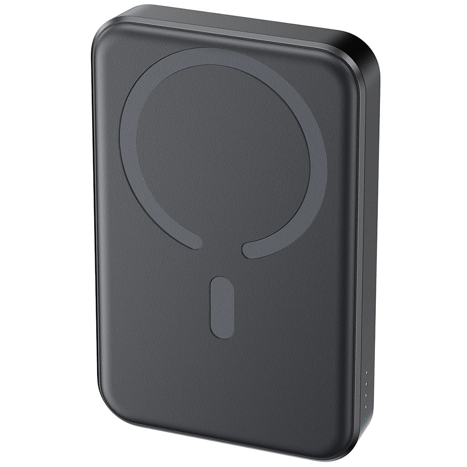 Externá bezdrôtová batéria Joyroom JR-W020, 10000mAh, 20W, QC + PD + FQI, 1 x QI - 1 x USB-A - 1 x USB-C, Čierna