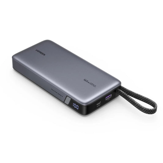 UGREEN PB726 External Battery (55995B), 25000mAh, 165W, QC + PD, 1 x USB-A - 3 x USB-C, Gray
