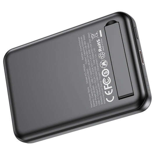 Externá bezdrôtová batéria XO Design PR264, 10000mAh, 20W, PD + FQI, 1 x USB-C, Čierna
