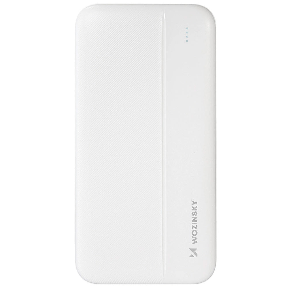 Externá batéria WZK WPBWE1, 10000mAh, 10W, 2 x USB-A, Biela