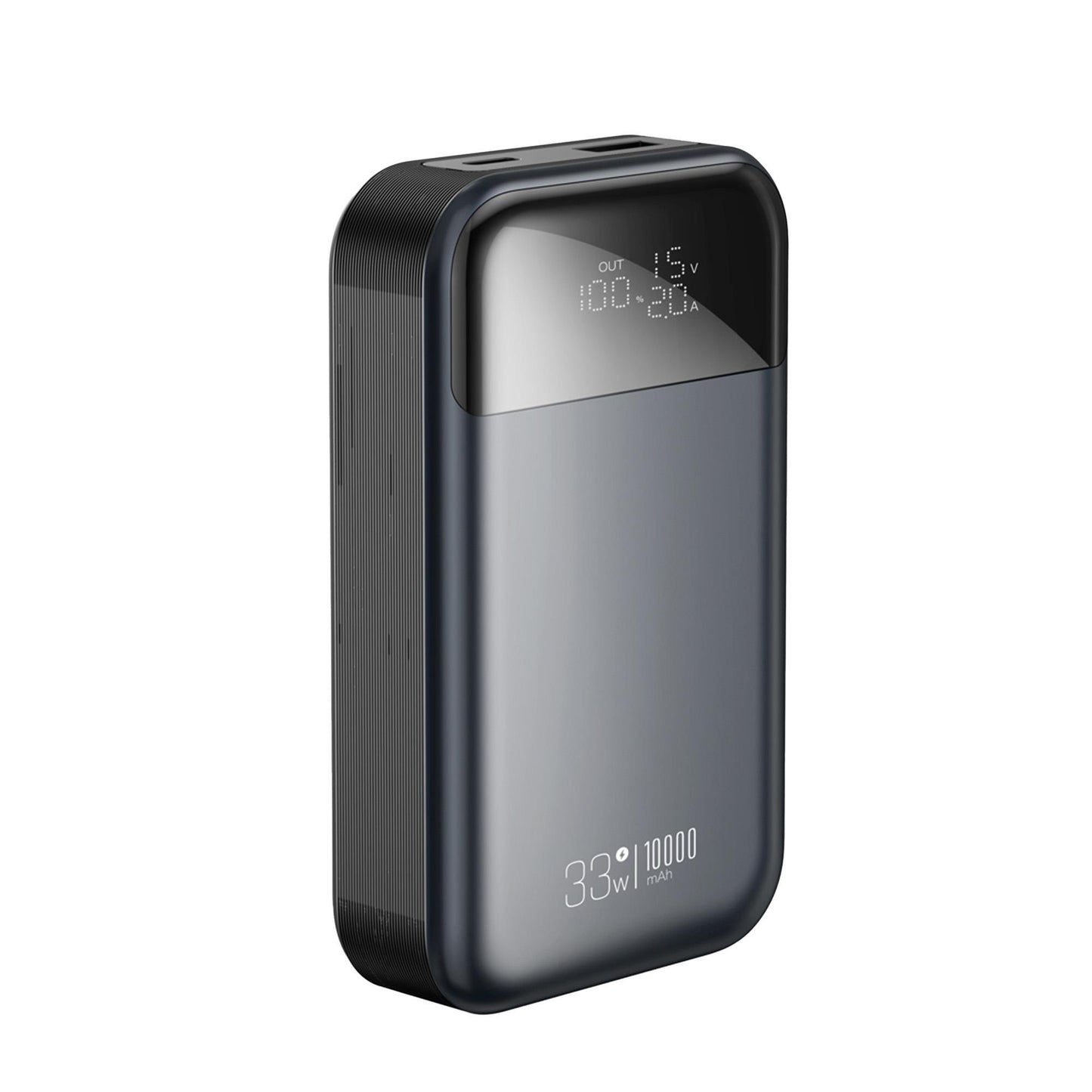 Externá batéria XO Design PR232, 10000mAh, 33W, QC + PD, 1 x USB-A - 1 x USB-C, Čierna