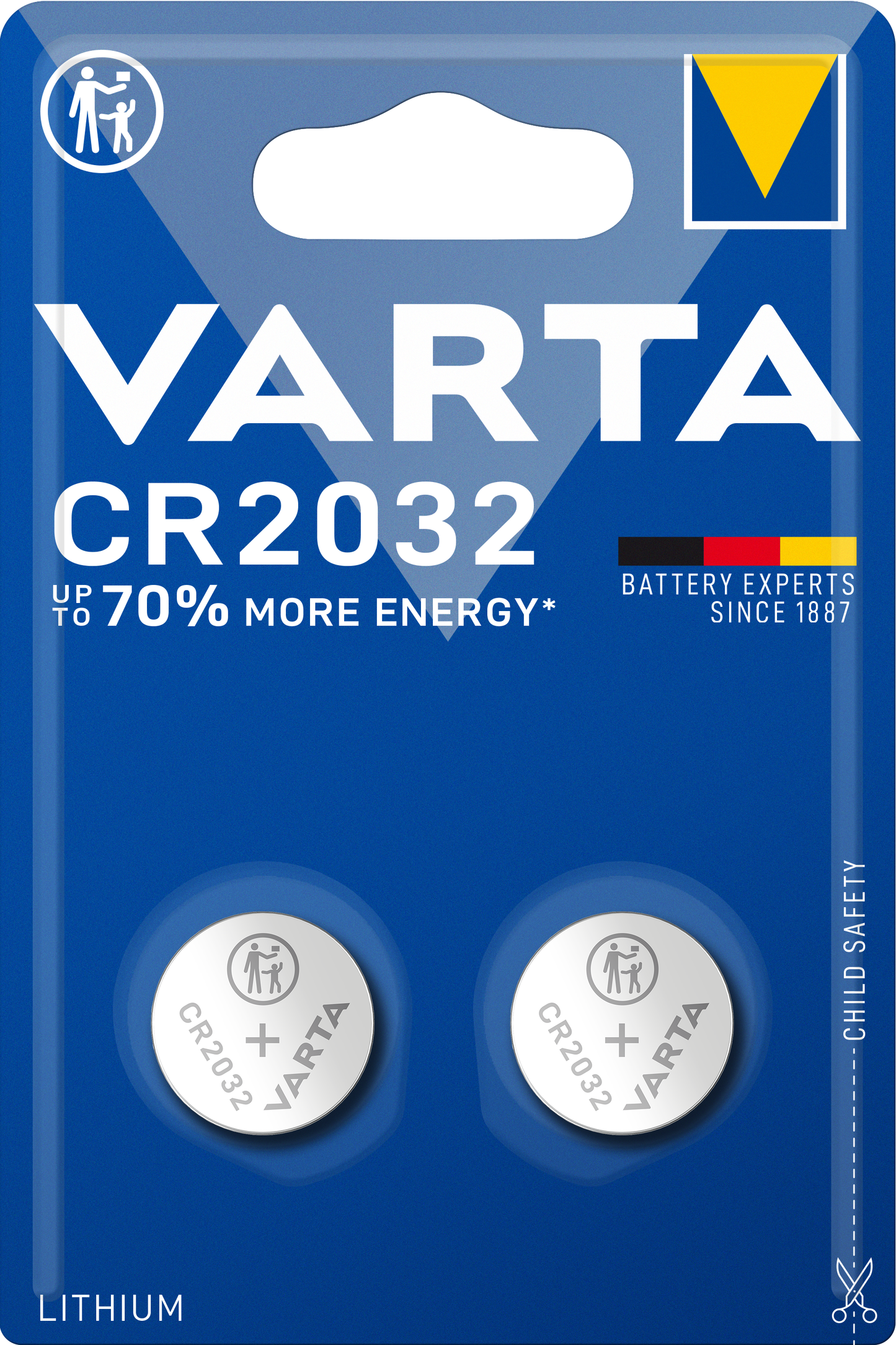 Batéria Varta, CR2032, sada 2 ks