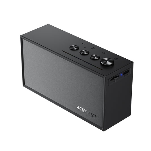 Bluetooth reproduktor Acefast K9 Go, 7W, TWS, RGB, Vodotesný, Čierny