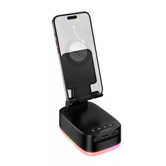 Bluetooth reproduktor Borofone BR200 Marea 2v1, 5W, TWS, RGB, čierny