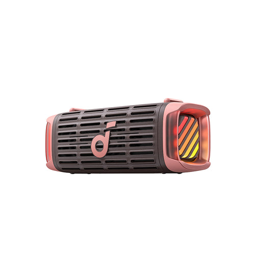 Prenosný Bluetooth reproduktor Anker SoundCore Boom 3i, 50W, RGB, vodotesný, hnedo-ružový D5100080