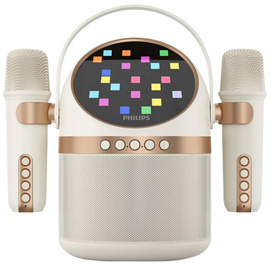 Prenosný Bluetooth reproduktor Philips, 10W, Karaoke, Béžový TAS2509WT/00