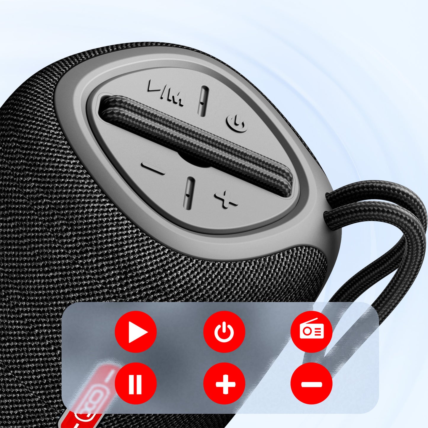 Prenosný Bluetooth reproduktor XO Design F38, 5W, čierny