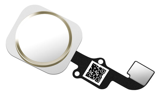 Apple iPhone 6s / 6s Plus Zostava tlačidla menu, s remienkom, zlatá