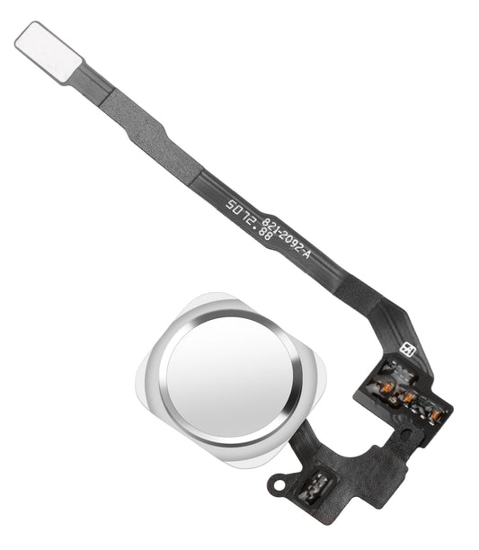 Apple iPhone SE (2016) / 5s Montáž tlačidla menu Apple iPhone SE (2016) / 5s, s pásikom, strieborná