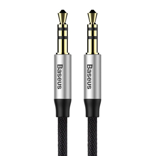 Audio kábel 3,5 mm - 3,5 mm Baseus Yiven M30, 1,5 m, čierny