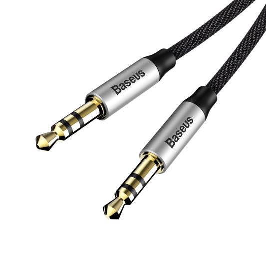 Audio kábel 3,5 mm - 3,5 mm Baseus Yiven M30, 1,5 m, čierny