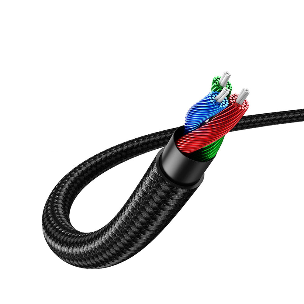 Audio kábel 3.5mm - 3.5mm UGREEN AV112, 1m, Čierny