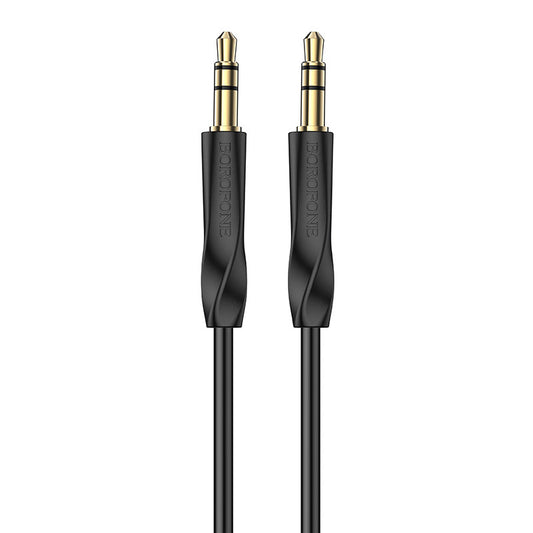 Audio kábel 3,5 mm - 3,5 mm Borofone BL16, 1 m, čierny