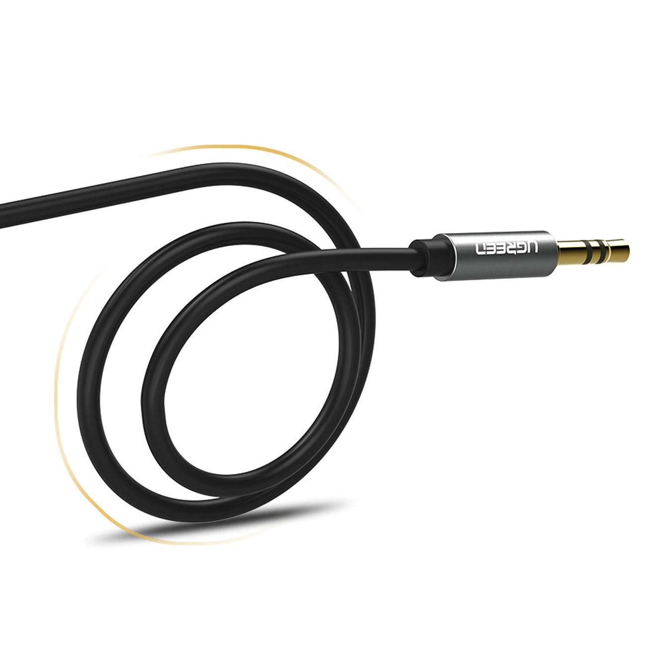 Audio kábel 3.5mm - 3.5mm UGREEN AV119, 2m, Čierny