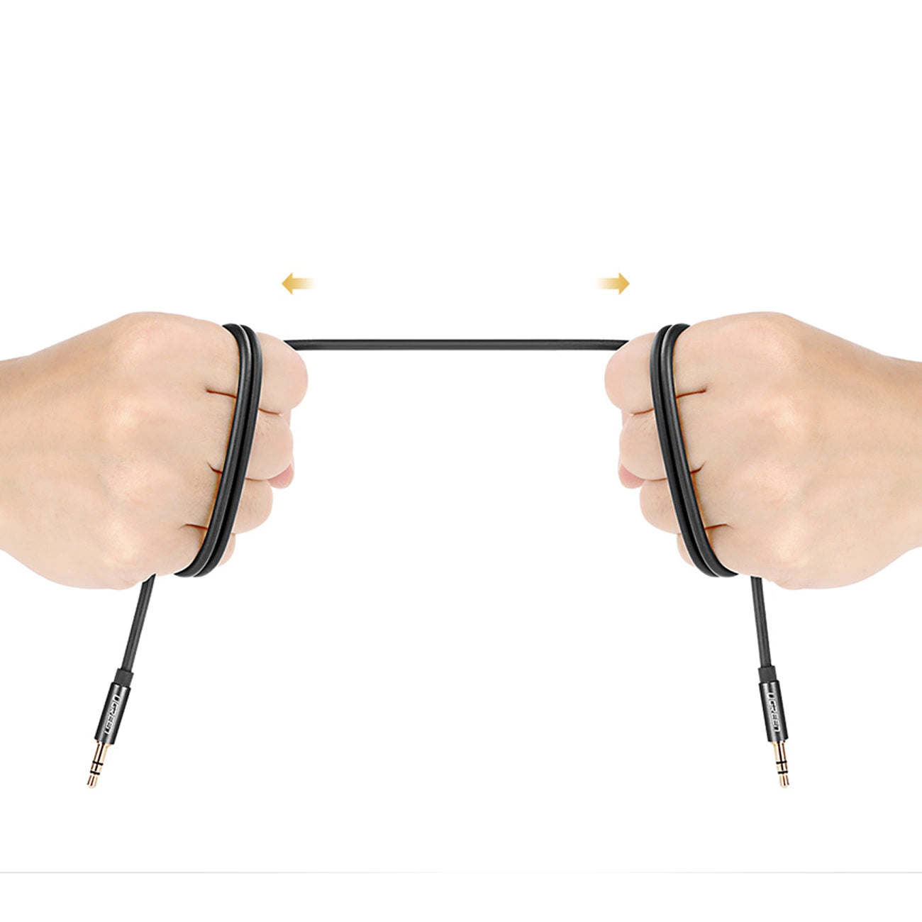 Audio kábel 3.5mm - 3.5mm UGREEN AV119, 2m, Čierny