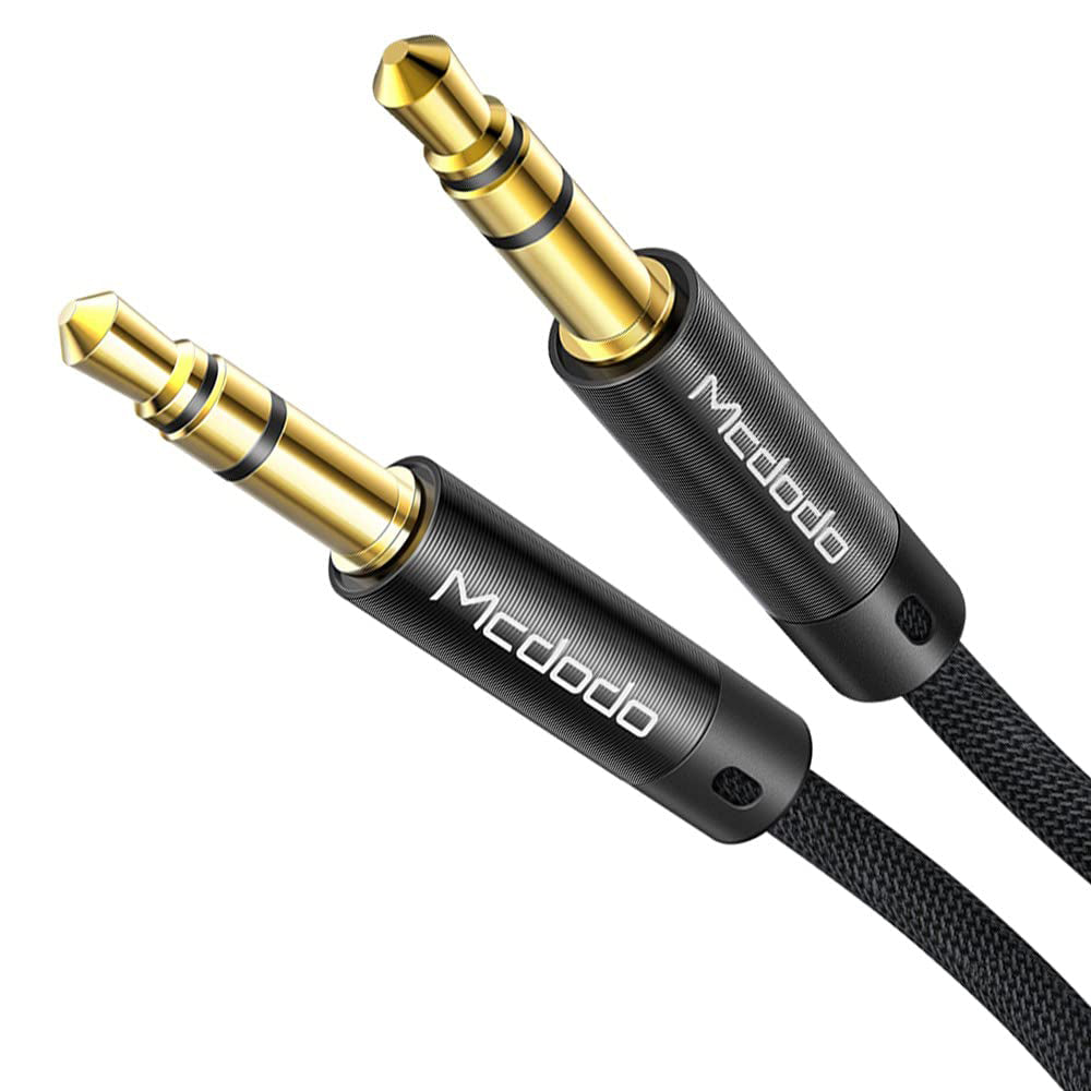 Audio kábel 3.5mm - 3.5mm McDodo CA-6640, 1.2m, čierny