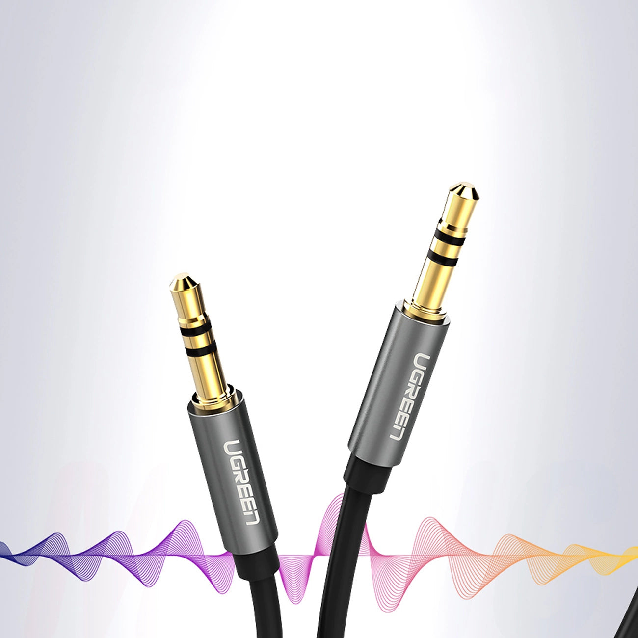 Audio kábel 3.5mm - 3.5mm UGREEN AV119, 2m, Čierny