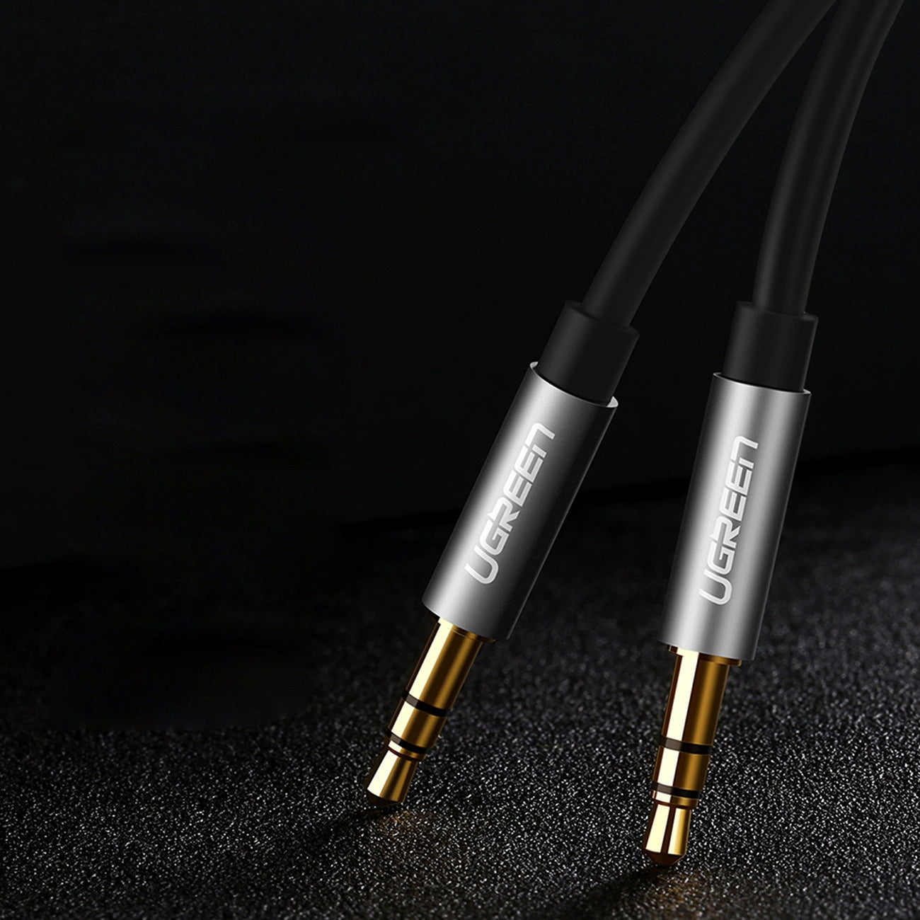 Audio kábel 3.5mm - 3.5mm UGREEN AV119, 2m, Čierny
