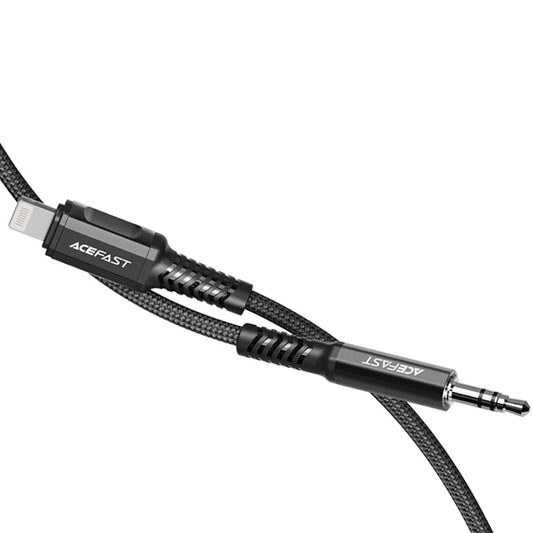 Audio kábel Lightning - 3.5mm Acefast C1-06, 1.2m, Čierny