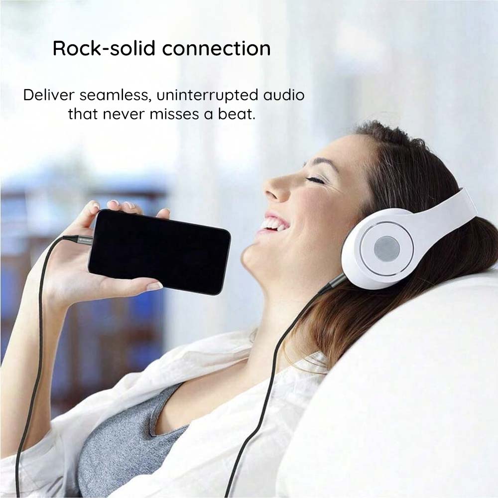 Audio kábel Lightning - 3.5mm Techsuit AC17 NexaSound, 1m, Sivý