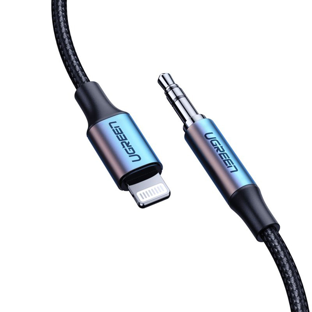 Audio kábel Lightning - 3.5mm UGREEN US315 (70509), 1m, Čierny