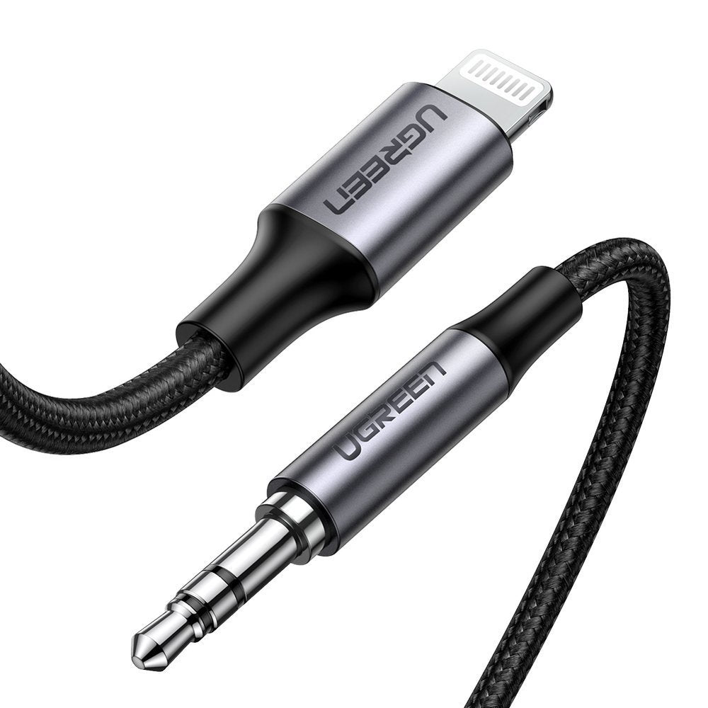 Audio kábel Lightning - 3.5mm UGREEN US315 (70509), 1m, Čierny