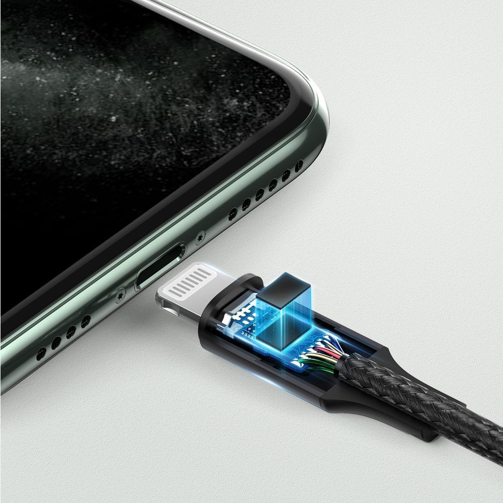 Audio kábel Lightning - 3.5mm UGREEN US315 (70509), 1m, Čierny