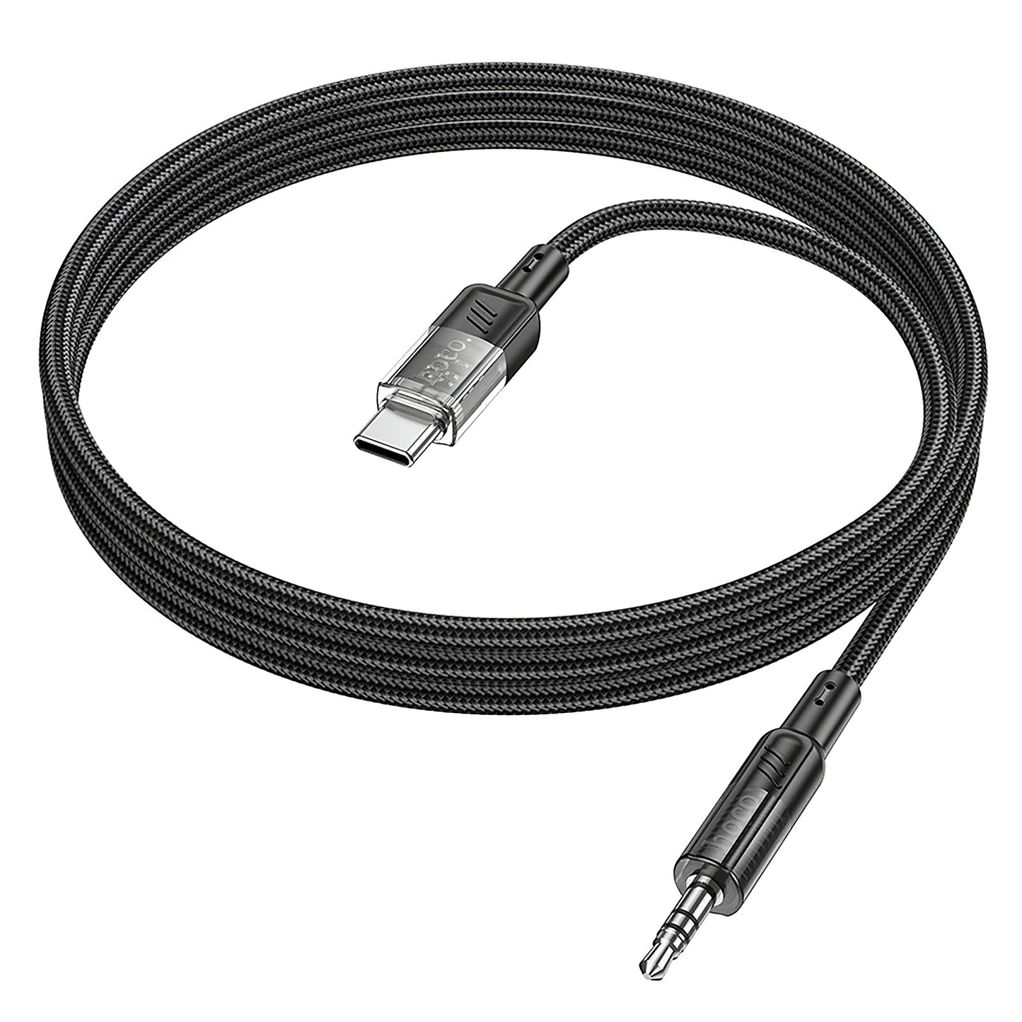 Audio kábel USB-C - 3.5mm HOCO UPA27, 1.2m, Čierny