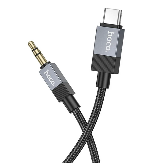 Audio kábel USB-C - 3.5mm HOCO UPA32B, 1m, Čierny