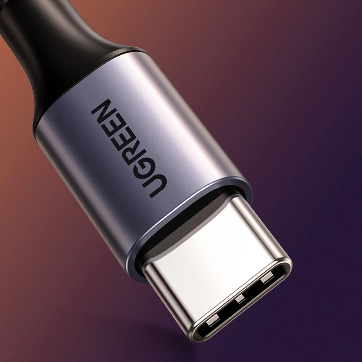 Audio kábel USB-C - 3.5mm UGREEN AV143, 1m, Sivý