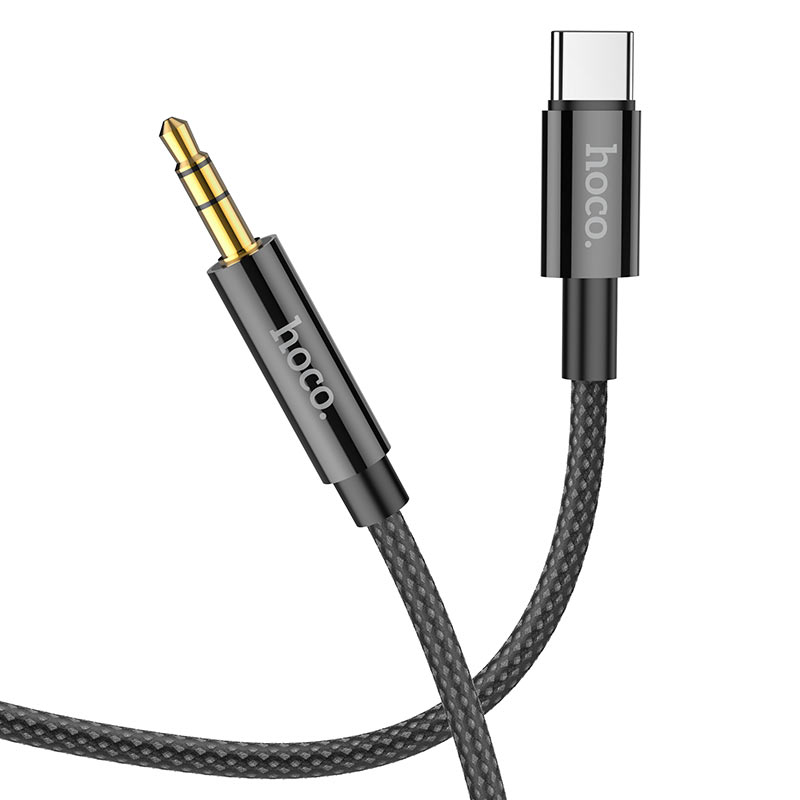 Audio kábel USB-C - 3.5mm HOCO UPA19, 1m, Čierny