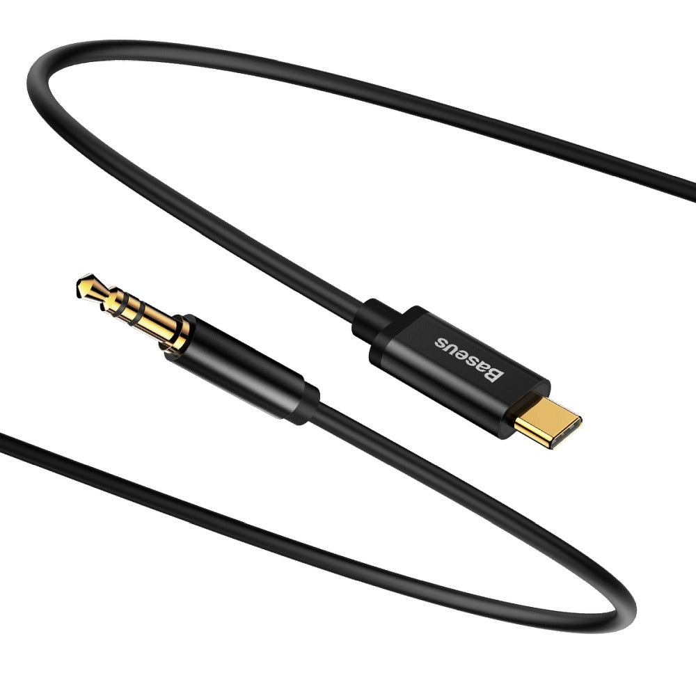 USB-C to 3.5mm Baseus Yiven M01 Audio Cable, 1.2m, Black CAM01-01