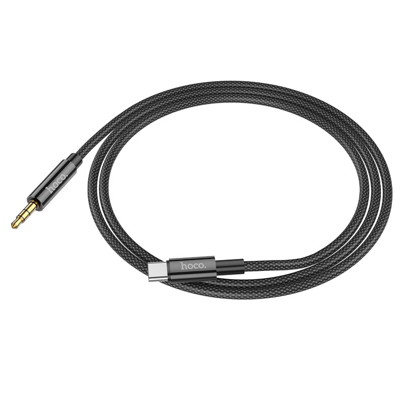 Audio kábel USB-C - 3.5mm HOCO UPA19, 1m, Čierny