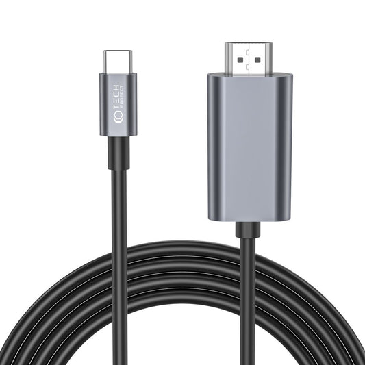 Tech-Protect Ultraboost USB-C - HDMI audio a video kábel, 2 m, čierny
