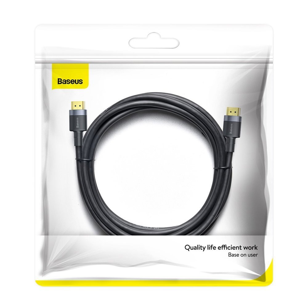 Video kábel Baseus Cafule, HDMI - HDMI, 4K, 3m, Čierny CADKLF-G01