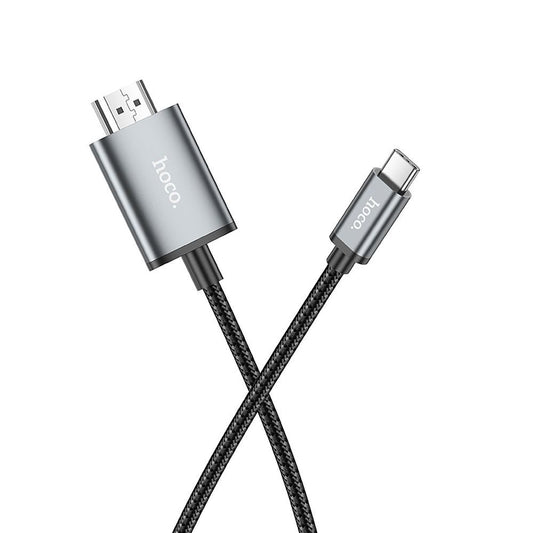 Audio a Video Kábel USB-C - HDMI HOCO UA27, 2m, Sivý