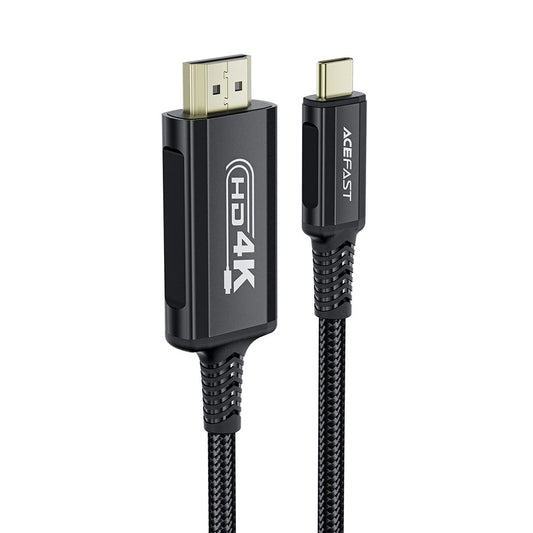 Audio a Video Kábel USB-C - HDMI Acefast C1-10, 1.8m, Čierny